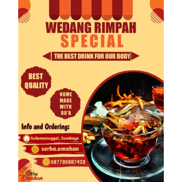 

WEDANG RIMPAH SIZE BESAR TERMURAH (untuk 2gelas)