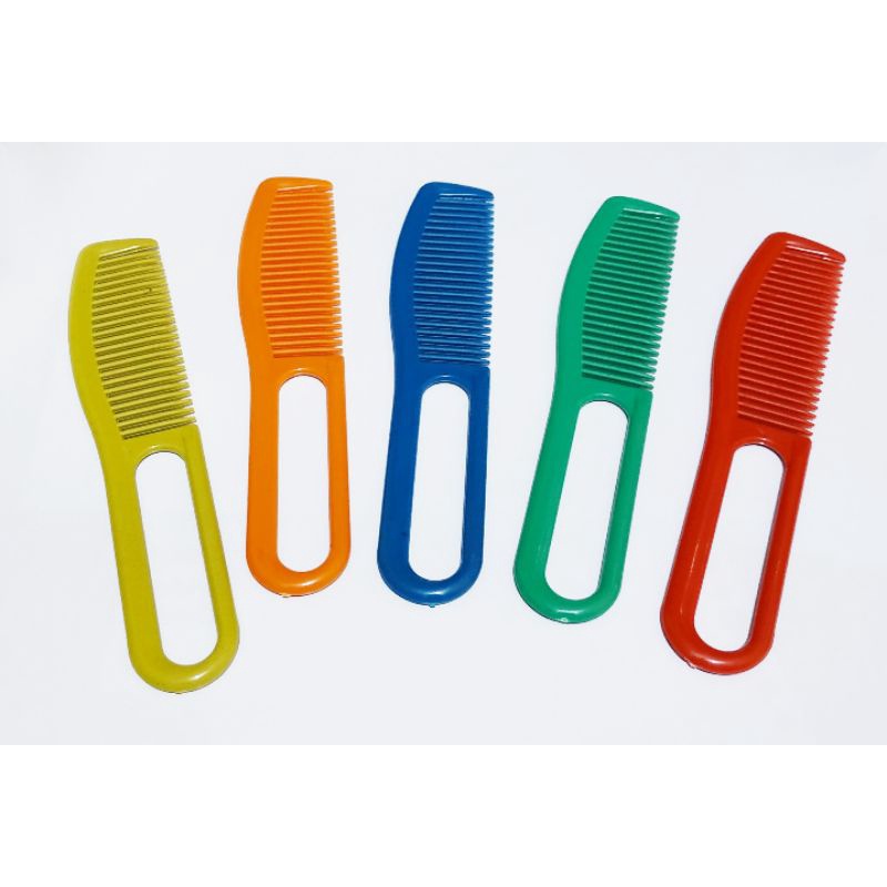 SS02 Sisir Gagang Lubang Sedang 17cm Random Warna