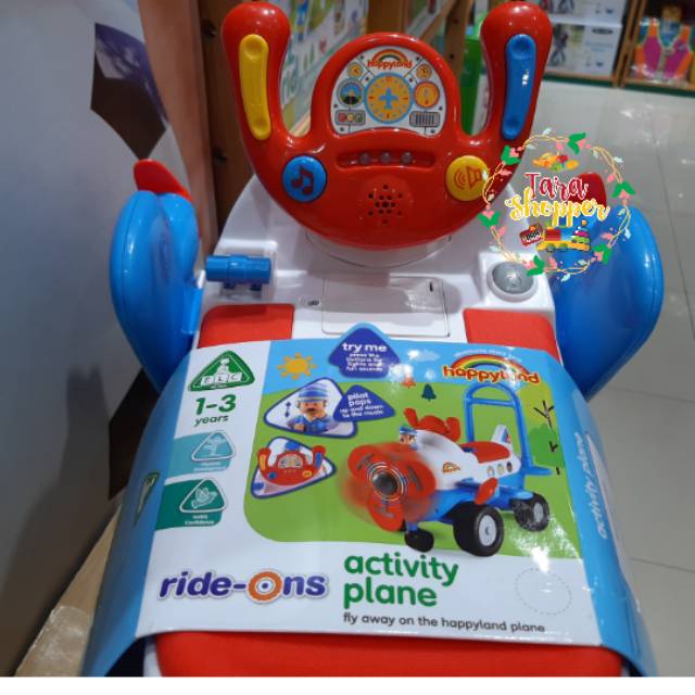 happyland activity plane ride on