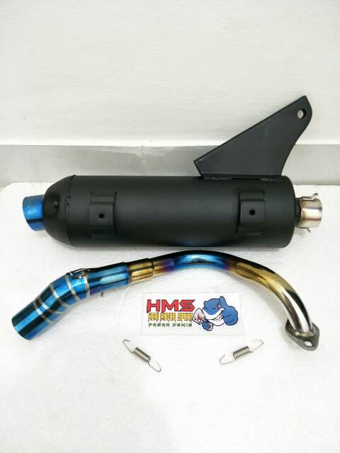 Knalpot Tsukigi Leher Pelangi Beat - Scopy - Beat F1- Beat Pop - Beat Street - Spacy - Vario 110 Led-1