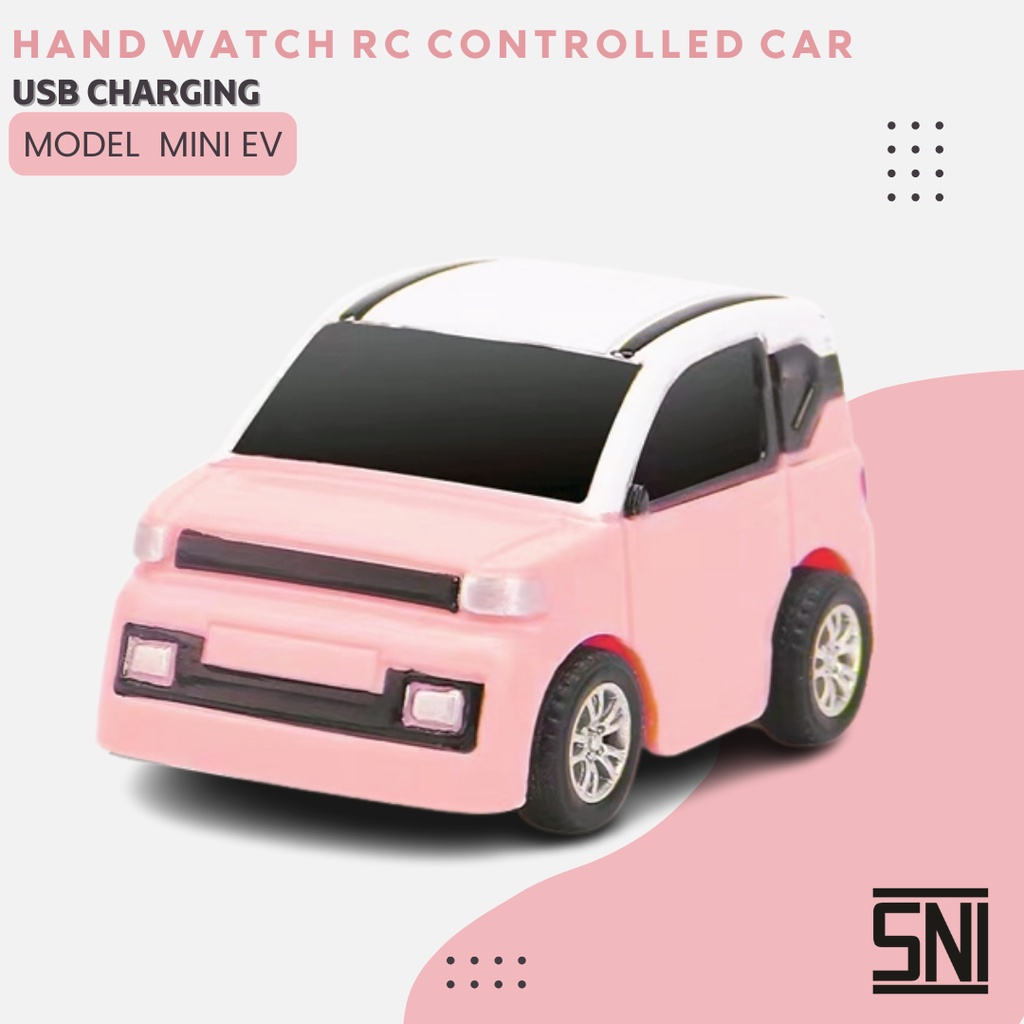 Mobil Remote Control  Mainan Jam Tangan Model Mini EV electric cocok untuk Hadiah Anak Ulang Tahun