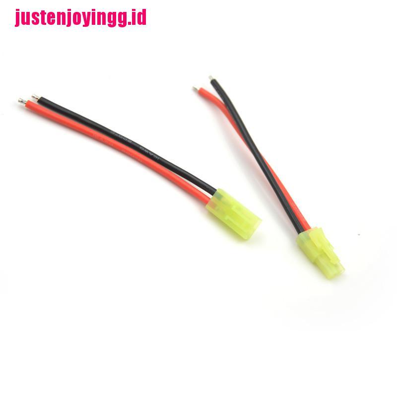 Jj.id 1 Pasang Konektor Baterai Tamiya Male &amp; Female 2 Pin 16awg