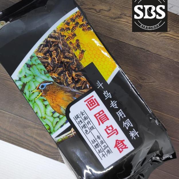 ✦xhg❀ *pqd-83 chung hwa voer utk burung pemakan serangga tanpa EF mengandung madu *m.