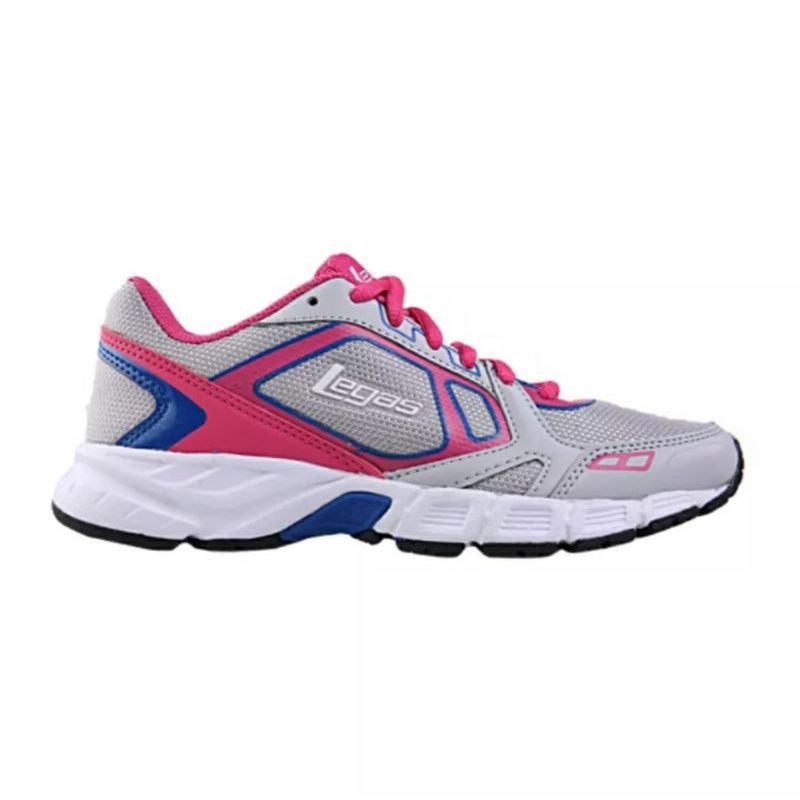 Sepatu League Legas Cewe Lari Abu Pink Scale La W Running Shoes Original