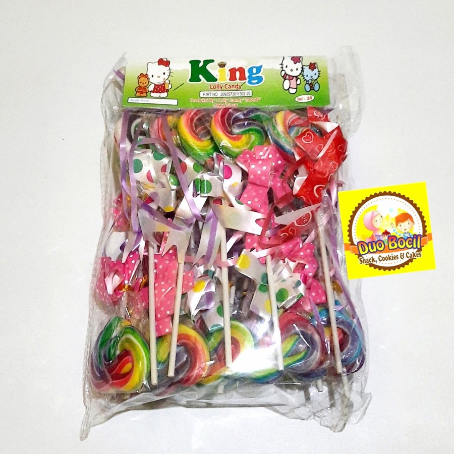 

Permen Lolipop Manis - isi 20 pcs Duo Bocil Snack
