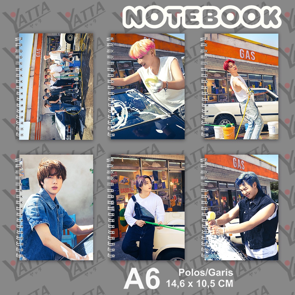 

Notebook KPOP BTS Permission To Dance Ukuran A6 10,5 cm x 14,8 cm Seri 1