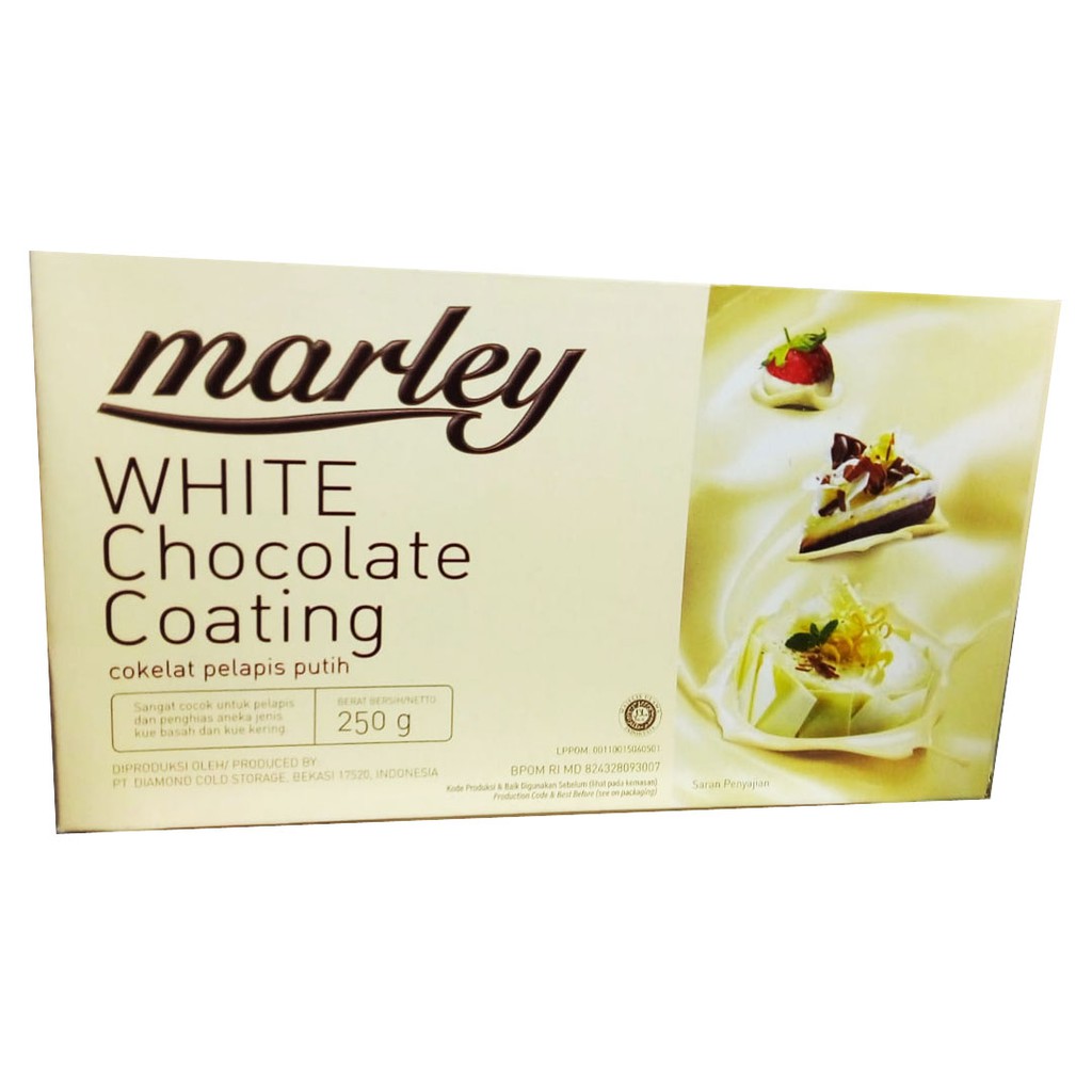 

MARLEY WHITE CHOCOLATE COATING 250GR