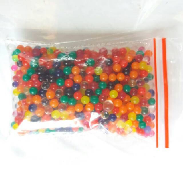 HIDROGEL HYDROGEL TAMBAHAN TANAMAN PENGGANTI AIR WATER BEADS CRYSTAL BALL REPACK INDOOR ISI 200 BIJI