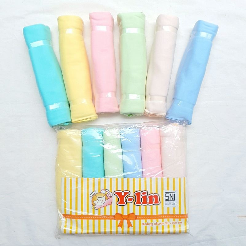 bedong bayi murah y-lin / bedong polos SNI