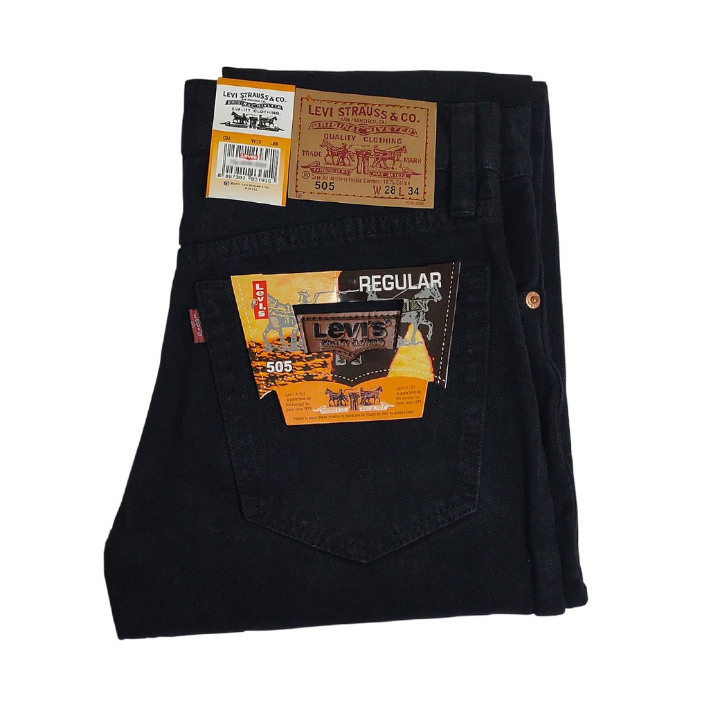 Jual Celana Jeans Levi Strauss & Co San Franscisco Original Pria Riveted -  Black ( Hitam ) Indonesia|Shopee Indonesia