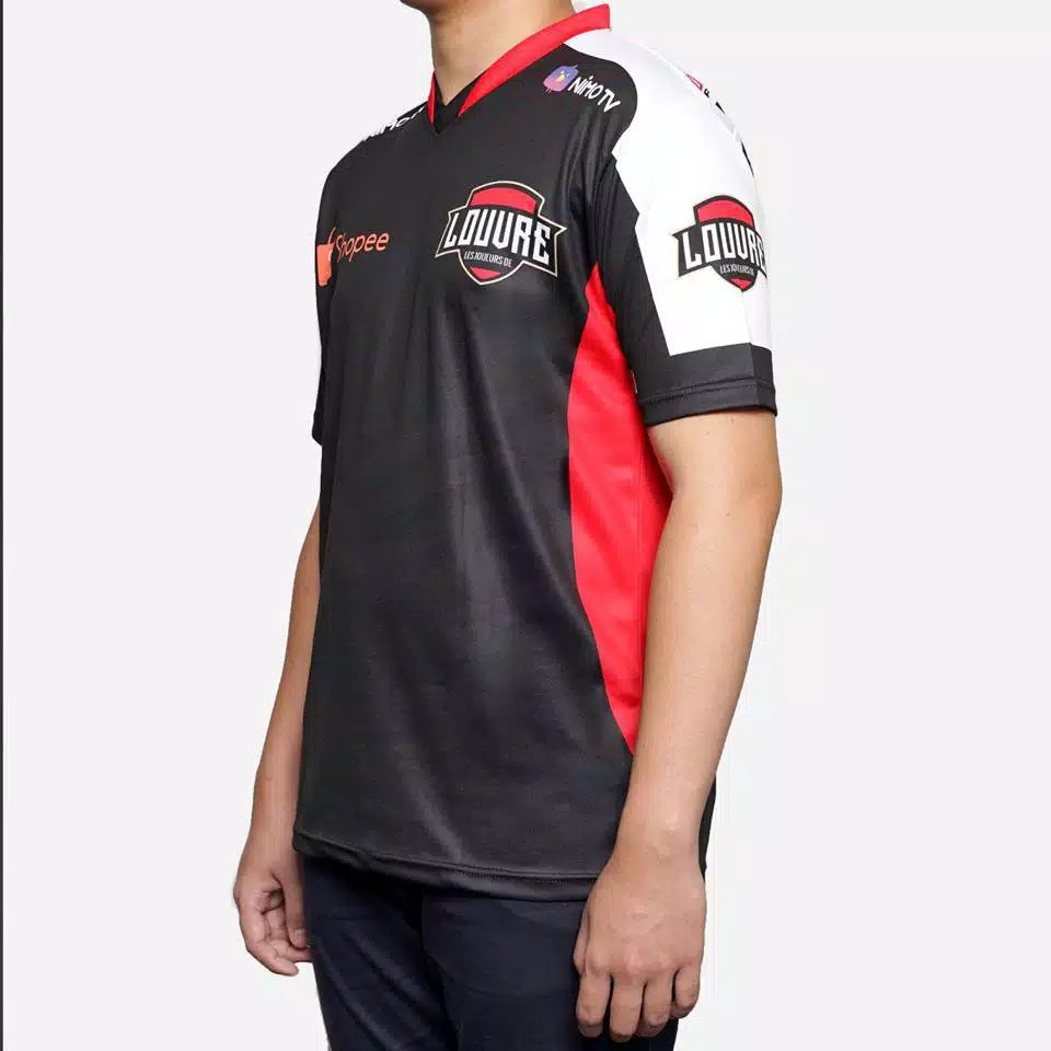 BAJU KAOS JERSEY GAME TEAM LOUVRE ESPORTS 2020 PUBG FF ML DOTA2 CODM