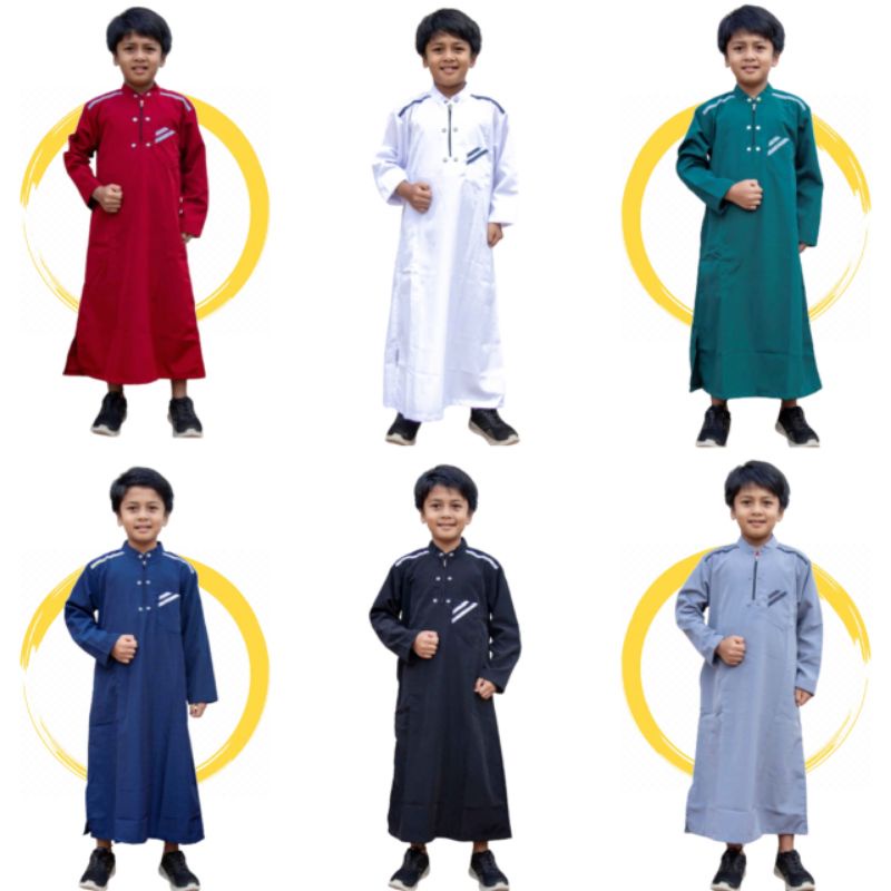 Terlaris - Gamis Pakistan Anak Laki-Laki 2-16Thn