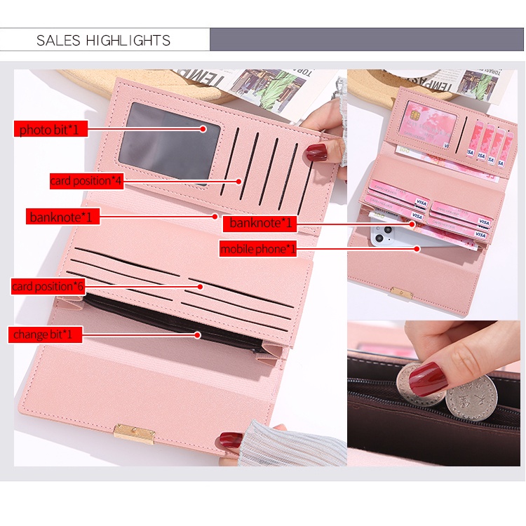 Dompet Wanita Import WD001 Dompet Fashion Korean