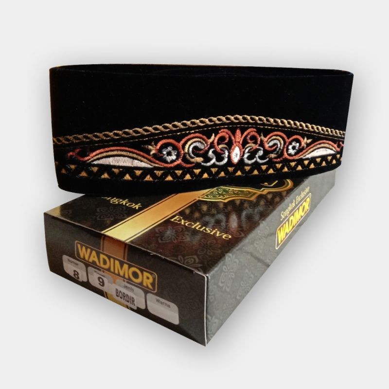 peci songkok bordir dewasa peci kopiah wadimor terbaru berkualitas