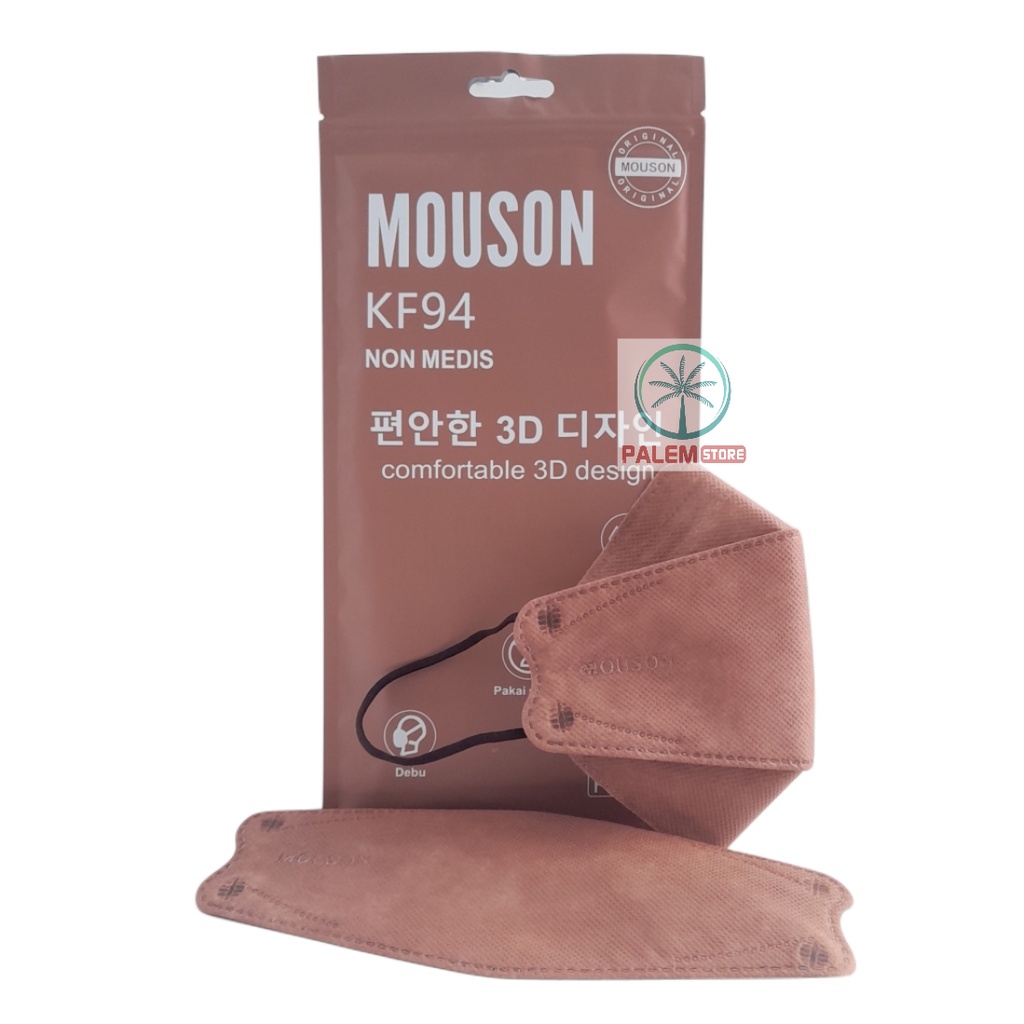 MASKER KF94 4PLY MOUSON ASLI MURAH ISI 10 PCS