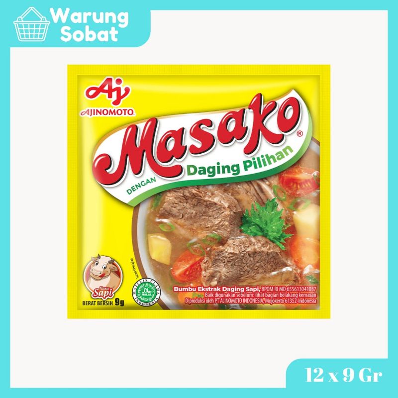 

Masako Sapi isi 12x9gr