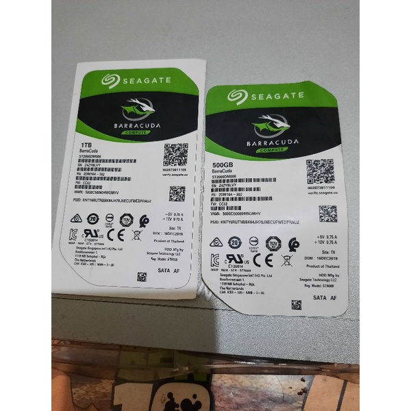 

stiker hardisk seagate baracuda untuk pc 160gb 320gb 500gb 1tb 2tb kromo laminating doft