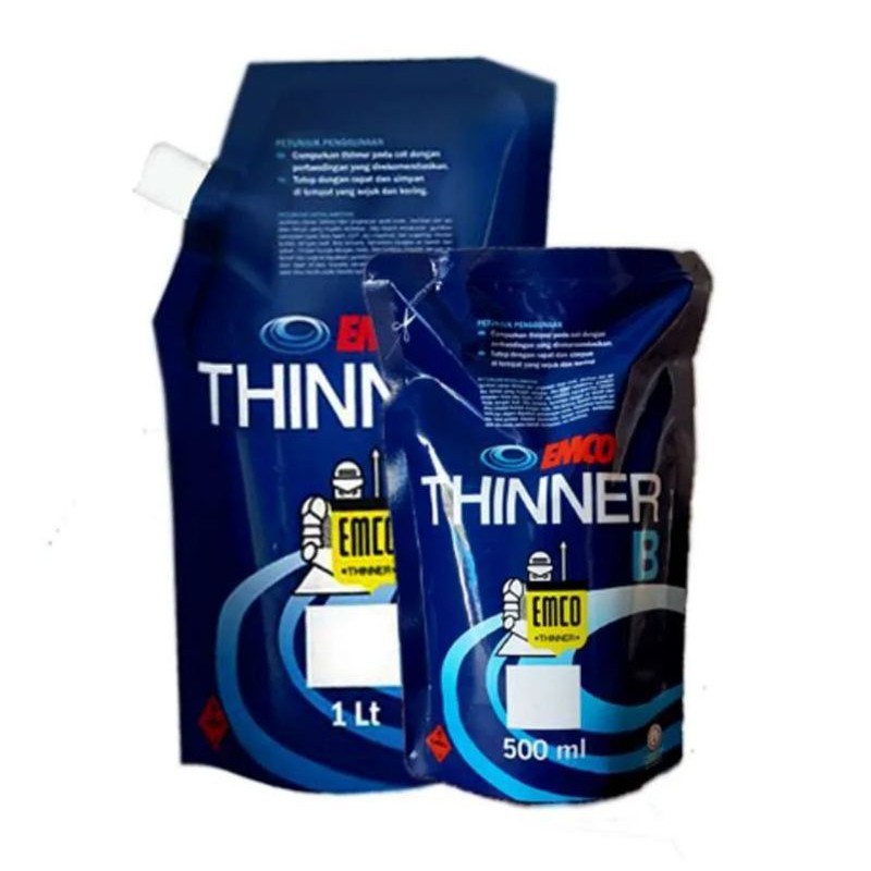 thinner thiner tiner pengencer cat kayu besi duco merk emco B 0,5liter 1liter