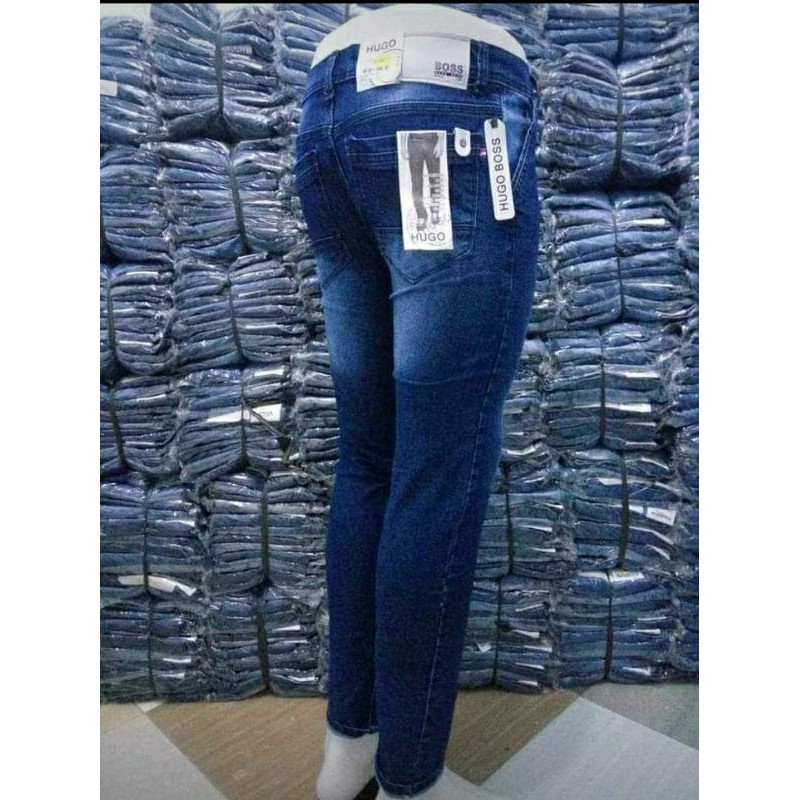 celana panjang pria slim fit jeans/ jeans pria pensil termurah