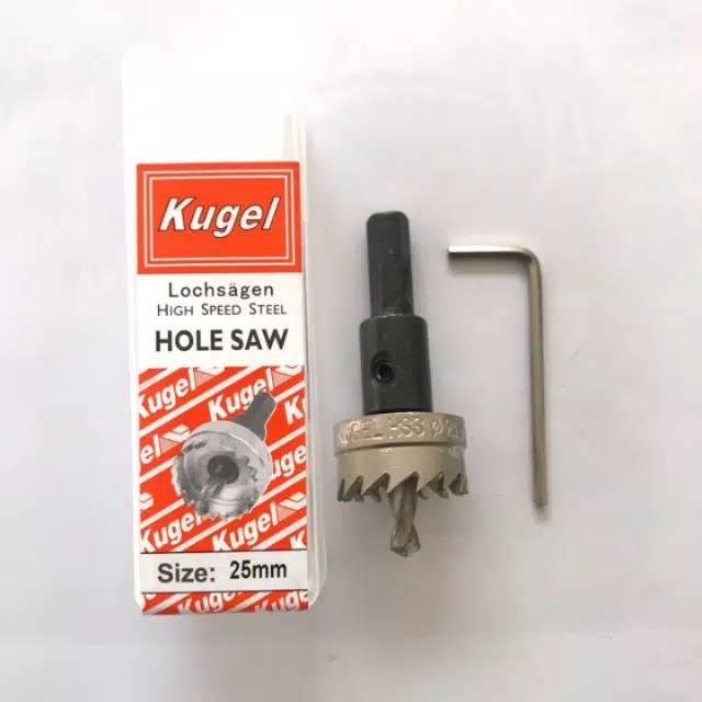 Hole Saw Kugel HSS 25mm  Holesaw / Hole Saw Besi / Kayu