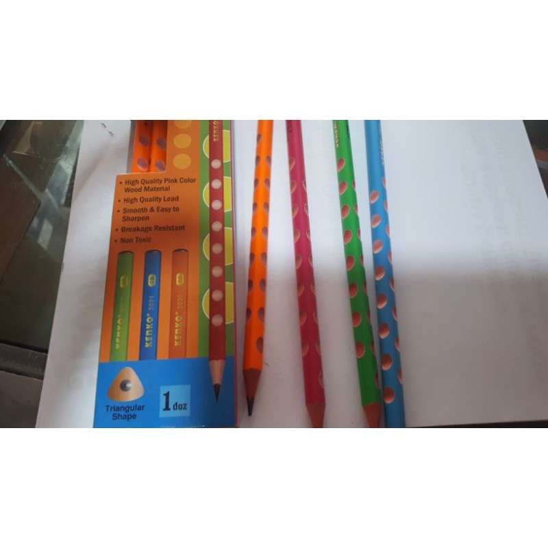 

PENSIL KENKO 2B TRIANGULAR SHAPE