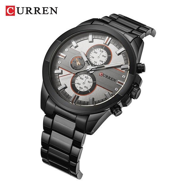 CURREN 8274 Jam Tangan Pria Analog Stainless Steel Chronograph Tidak Aktif WATCHKITE WKOS