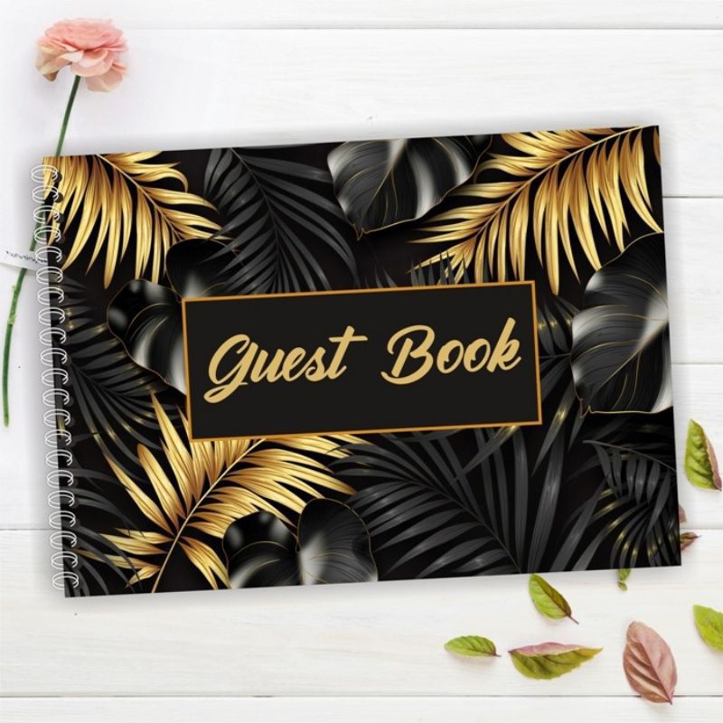 

READY guest book buku tamu pernikahan acara pesta hard cover GB-12