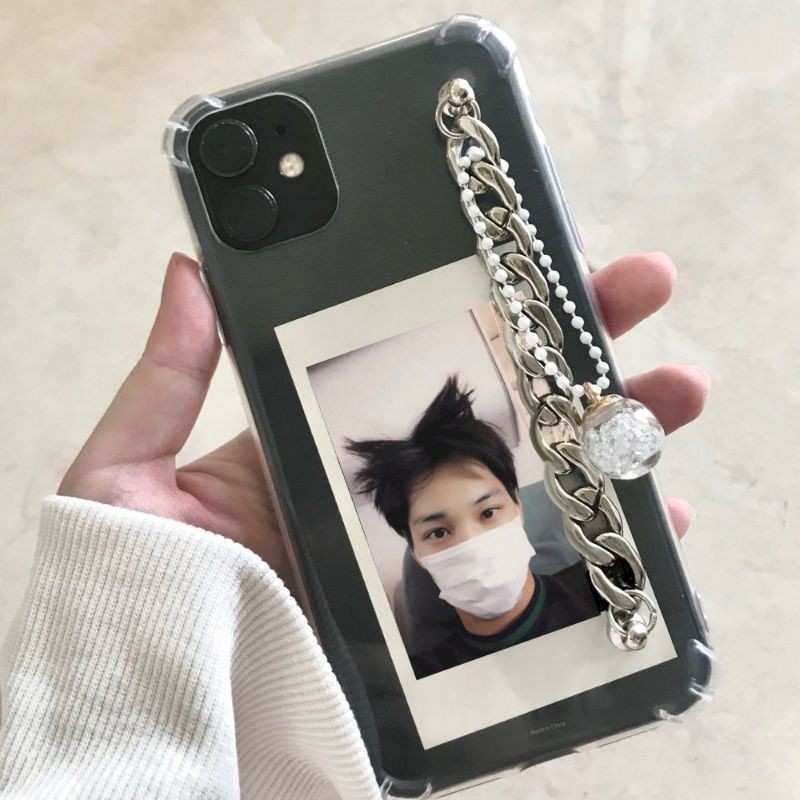 Case EXO Aesthetic Phone Grip Chain Strap Casing EXO