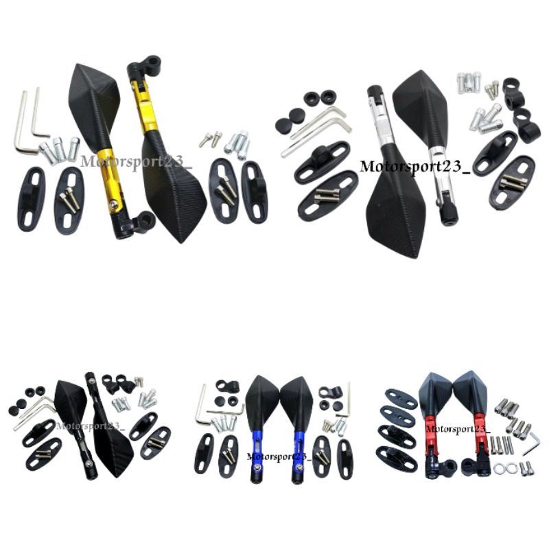 Spion tomok cnc kaca spion tomok v5 cnc spion motor tomok oktagon Universal Nmax,Aerox,Pcx,Vario,Bea