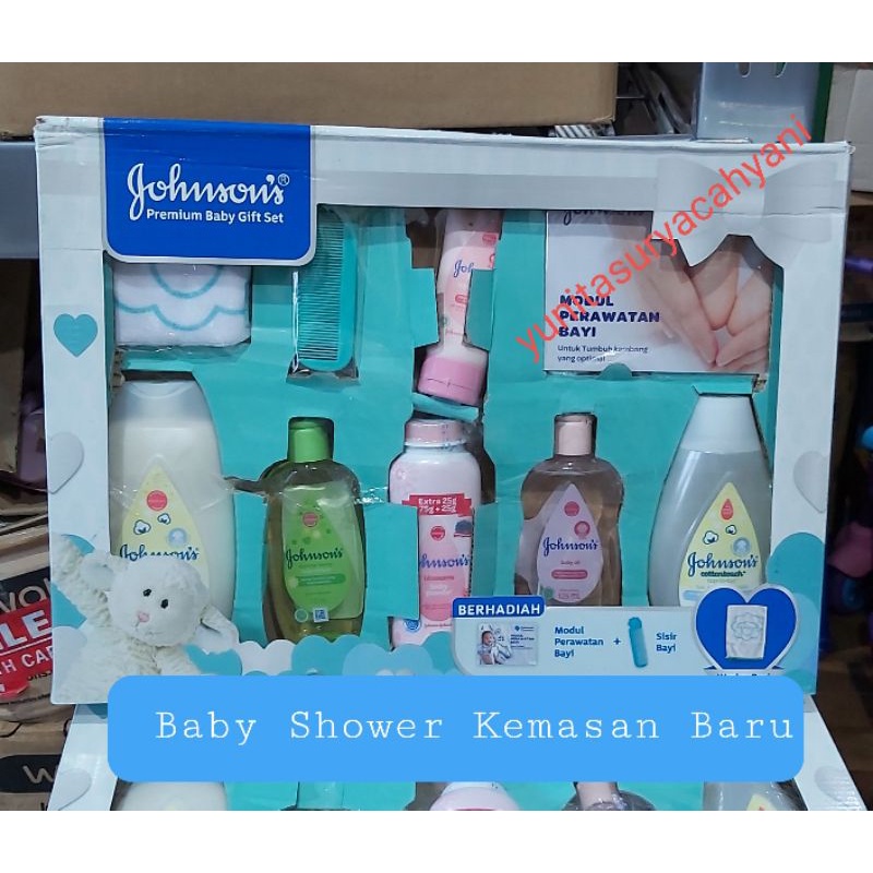 Johnson's STARTER KIT Baby Gift Set / BABY SHOWER Gift Set / Premium Baby Gift Set / Baby Gift Box / Essentials Gift Set. Paket Hadiah Bayi