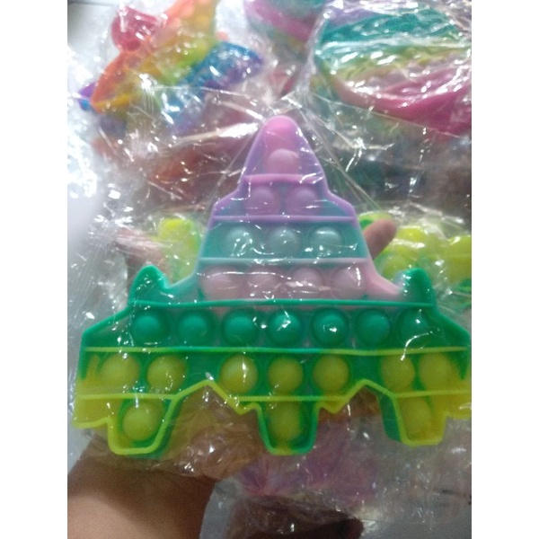 mainan anak pop  it pita 1 pcs-Pesawat