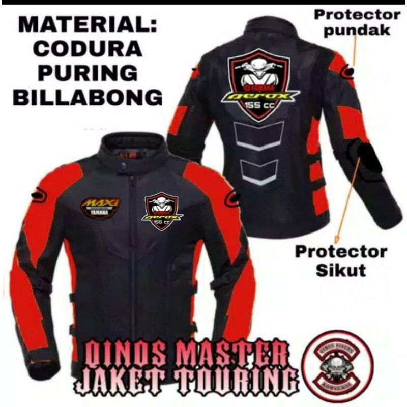 jaket touring motor yamaha AEROX full protector|04