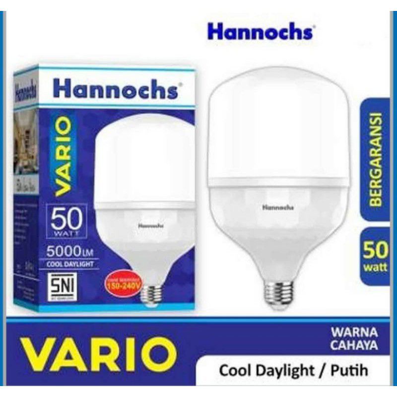Lampu LED / Bohlam LED Hannochs VARIO 50 Watt - SNI Hannochs Murah