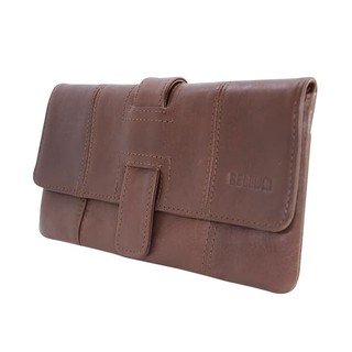 Belluci Dompet Wanita Kulit Asli Belt Simple Coklat 