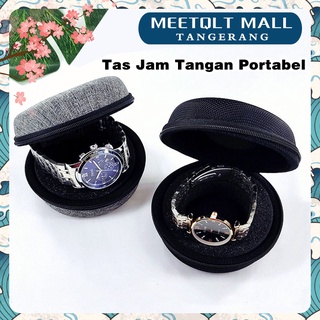 Free CarabinerTas Pouch Jam Tangan EVA Zipper Portable Tahan Air Kotak Tas Penyimpanan Jam Tangan Untuk Travel #0
