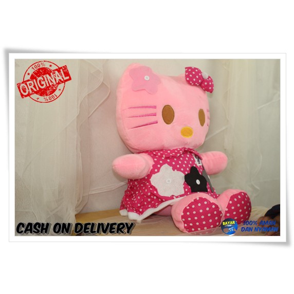 Boneka Hellokitty Polkadot uk 60cm