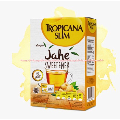 Tropicana Slim Jahe Sweetener 50sachet Pemanis Gula Jahe Untuk Diabet Diabetes Rendah Lemak KaloriTS Sweet tener