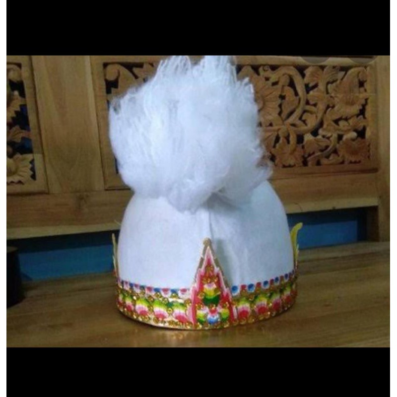 aksesoris tari wayang orang / irah-irahan atau mahkota semar