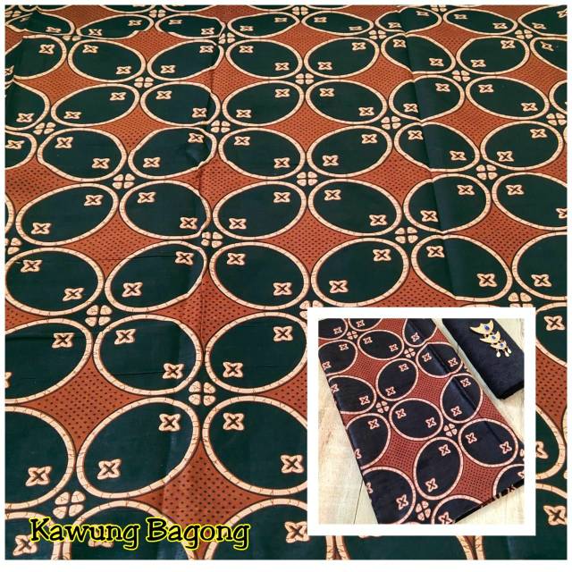 ARD KAIN BATIK MOTIF KAWUNG BAGONG DAN EMBOS / BATIK ASLI PEKALONGAN / BATIK ORI PEKALONGAN