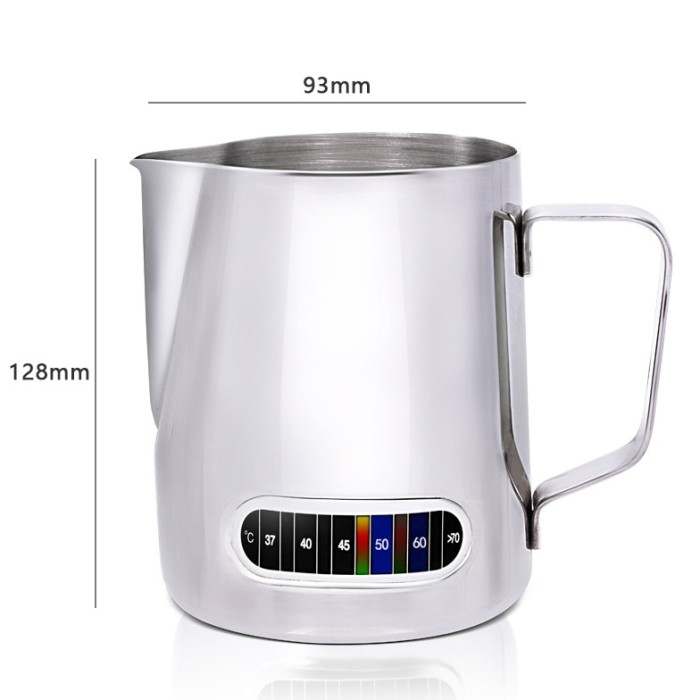 Leeseph Teko Kopi Espresso Latte Art Stainless Built-in Thermometer