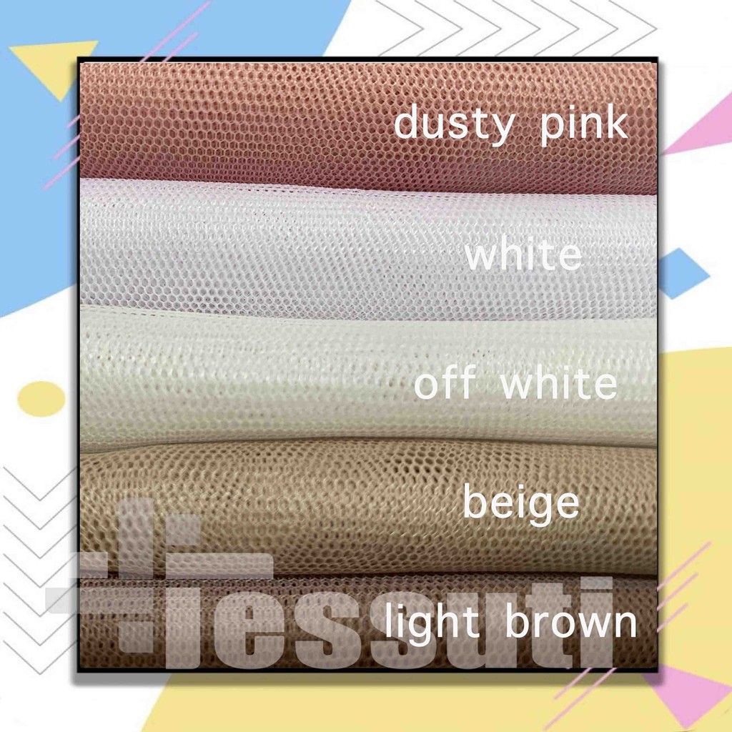 KAIN TILE HALUS POLOS / SOFT TULLE | Shopee Indonesia