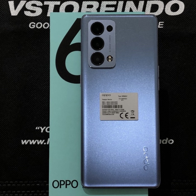 Oppo Reno 6 Pro 12/256 GB Ex Garansi Oppo Indonesia Second Bekas Seken