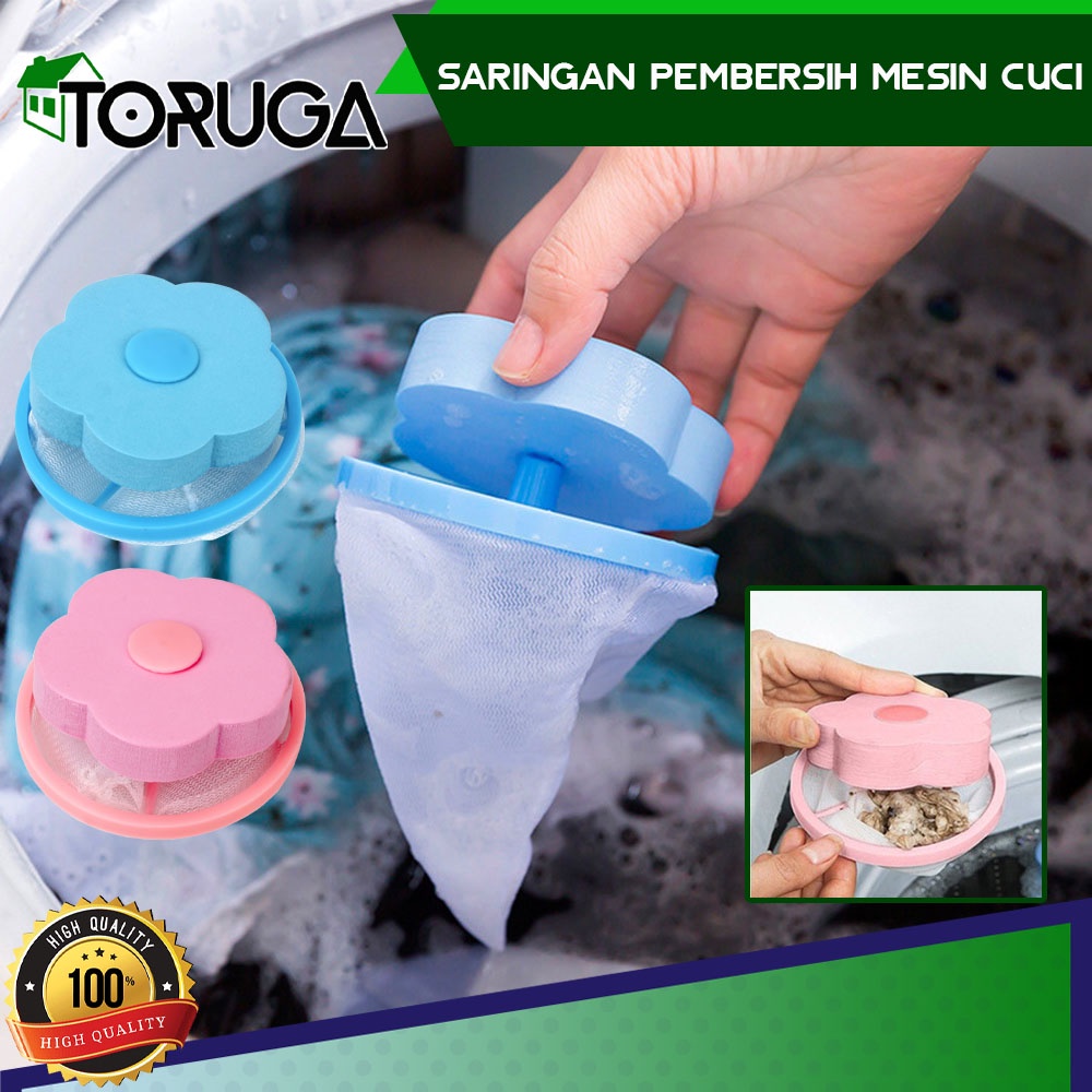 Saringan Pembersih Filter Mesin Cuci Kantong Tempat Penyaring Kotoran Jaring Halus Efektif