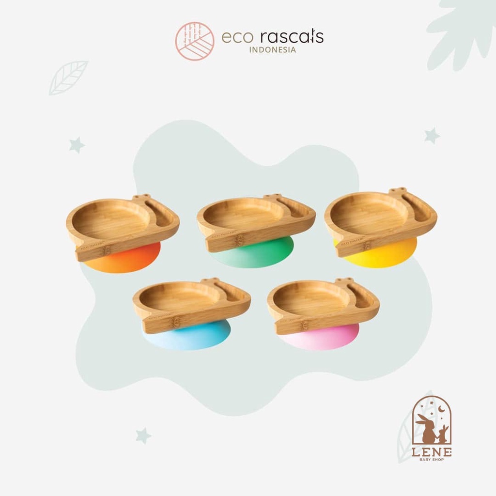 Eco Rascals Bamboo Snail Plate