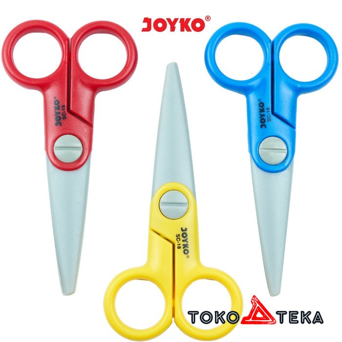 

COD Joyko Kids Scissors SC-18 Gunting Murah Berkualitas