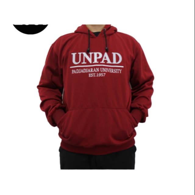 HOODIE MAROON UNPAD