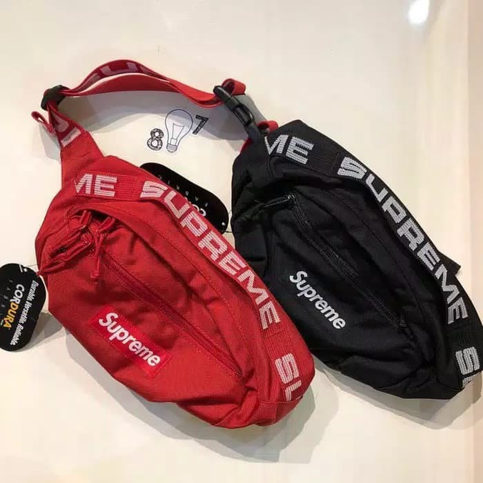 waistbag waist bag supreme import impor tas Selempang ransel kuliah