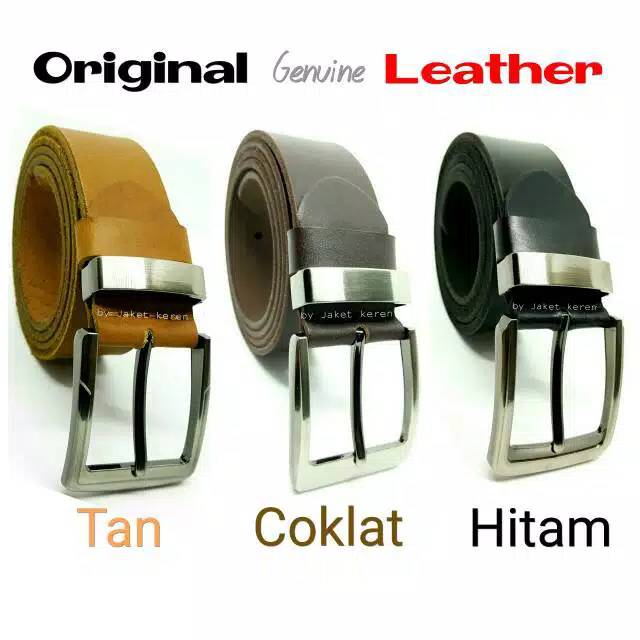 Ikat Pinggang Kulit Asli Sabuk Kulit Asli ORIGINAL