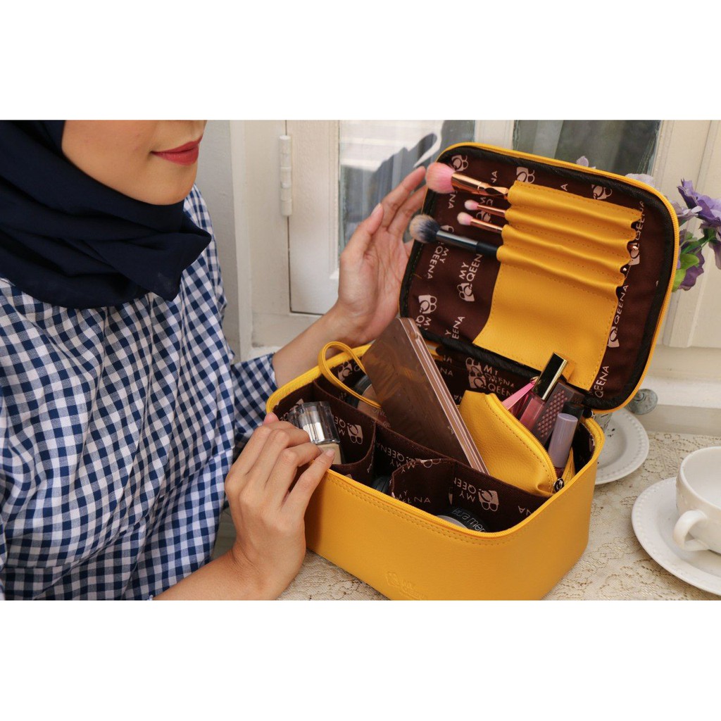 Tas kosmetik New Alka original My Qeena by Kirana Stuff