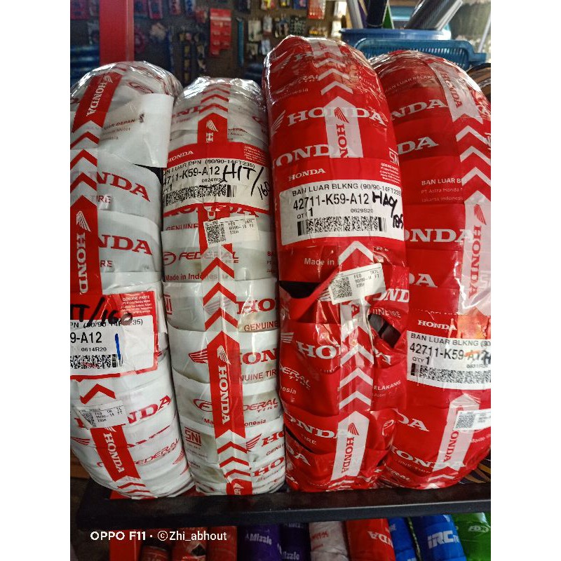 BAN LUAR HONDA AHM TUBELESS